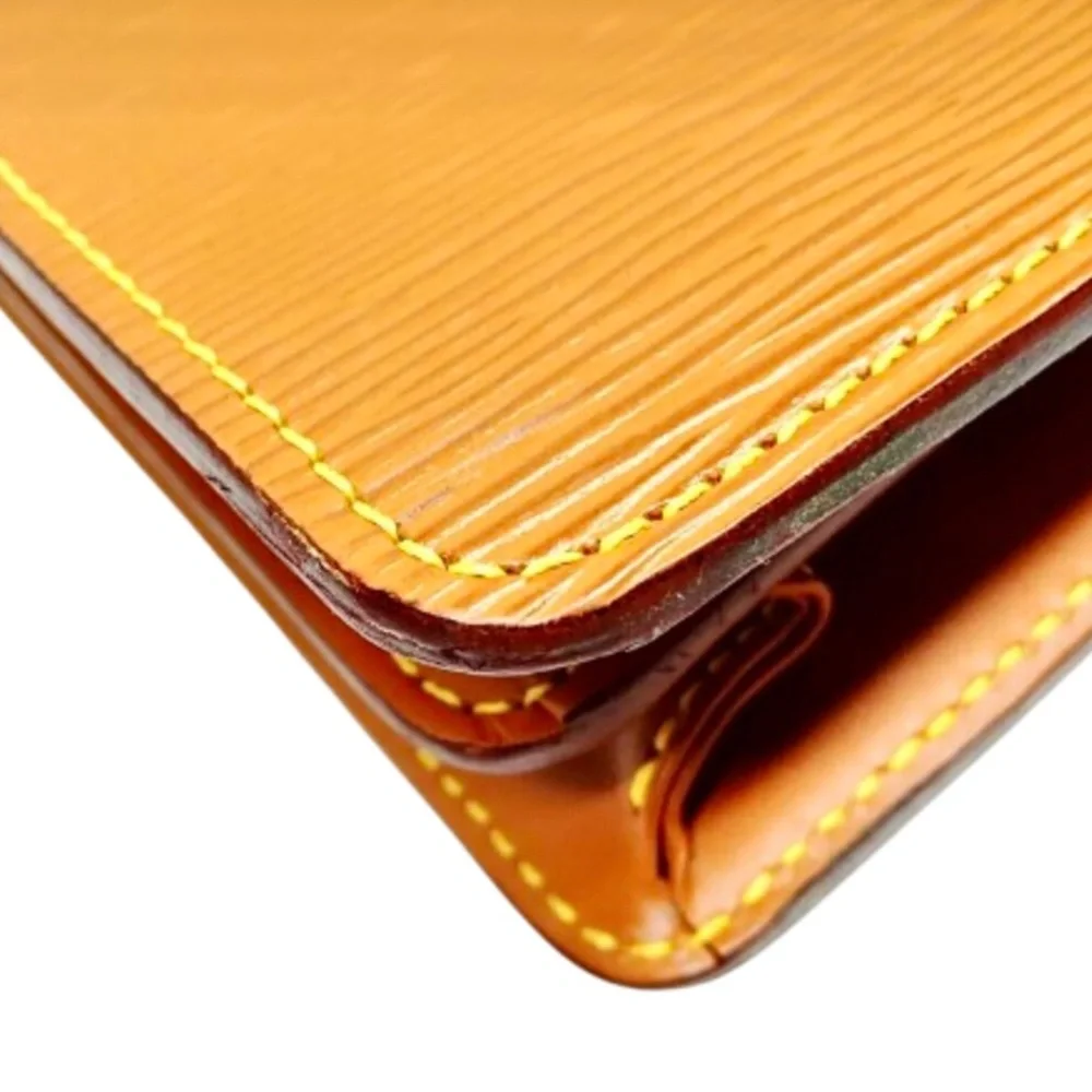 LOUIS VUITTON Ambassador Cipango Gold Epi Leather Business Briefcase Laptop Bag
